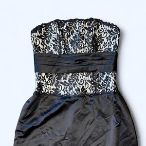 Goth Black Lace Prom Dress by Impression Bridal!